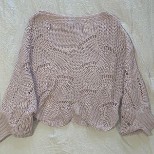 Oversized Crotchet Shawl/Sweater size small